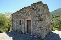 Le village d’Amari en Crète. L'église Sainte-Anne près d'Amari. Cliquer pour agrandir l'image.