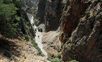 Le village d’Anopoli en Crète. Les gorges d'Aradaina. Cliquer pour agrandir l'image.