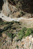 Le village d’Anopoli en Crète. Les gorges d'Aradaina. Cliquer pour agrandir l'image.