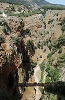 Le village d’Anopoli en Crète. Les gorges d'Aradaina. Cliquer pour agrandir l'image.
