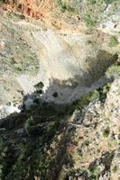 Le village d’Anopoli en Crète. Les gorges d'Aradaina. Cliquer pour agrandir l'image.