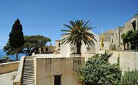 Le village d’Assomatos en Crète. Le monastère de Preveli. Cliquer pour agrandir l'image.