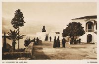 Le village d’Assomatos en Crète. Le monastère de Preveli en 1919 (auteur Frédéric Boissonnas). Cliquer pour agrandir l'image.