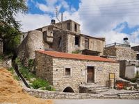 Le village de Gergéri en Crète. Moulin à eau du 19e siècle (auteur C. Messier). Cliquer pour agrandir l'image.