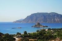 The island in the Gulf of Kastri Kefalos on the island of Kos (author Karelj). Click to enlarge the image.