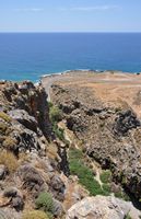 Le village de Koutsouras en Crète. Les gorges de Perivolakia près du monastère de Kapsa (auteur Marc Ryckaert). Cliquer pour agrandir l'image.