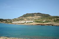 Le village de Palékastro en Crète. Le village de vacances Dionysos. Cliquer pour agrandir l'image.