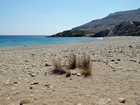 Le village de Palékastro en Crète. La plage de Karoumès (auteur Olaf Tausch). Cliquer pour agrandir l'image.
