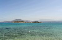 La presqu’île de l’Akrotiri en Crète. L'îlot de Palaiosouda près de Marathi. Cliquer pour agrandir l'image.