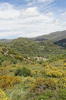 La ville d’Agia Fotini en Crète. Le village de Genna vu depuis la route de Meronas. Cliquer pour agrandir l'image.