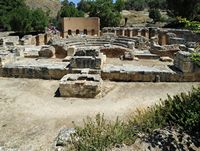 Le site archéologique de Gortyne en Crète. L'odéon. Cliquer pour agrandir l'image.
