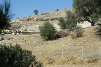 Le site archéologique de Gortyne en Crète. Le théâtre du nord (auteur Zde). Cliquer pour agrandir l'image.