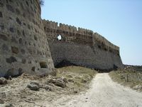 The fortress of the Knights to Antimahia on the island of Kos (author Tedmek). Click to enlarge the image.