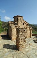 La ville de Gazi en Crète. L'église Notre-Dame de Fodélé. Cliquer pour agrandir l'image.