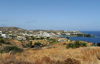 La ville de Gazi en Crète. La station balnéaire d'Agia Pelagia. Cliquer pour agrandir l'image.