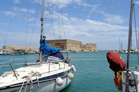 Les fortifications d’Héraklion en Crète. La forteresse de Koulès. Cliquer pour agrandir l'image.