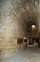 Les fortifications d’Héraklion en Crète. Couloir de la forteresse. Cliquer pour agrandir l'image.