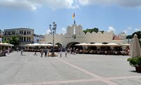 The Italian city of Cos - The municipal market covered Kos. Click to enlarge the image.