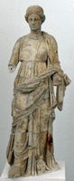 The Italian city of Kos - Statue of Tyche in the Archaeological Museum of Kos (author Tedmek). Click to enlarge the image.