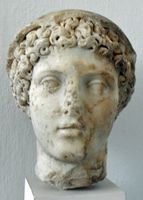The Italian city of Kos - Head of Hermes at the Archaeological Museum (author Tedmek). Click to enlarge the image.