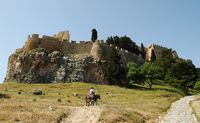 Lindos in Rhodes fortress. Click to enlarge the image.