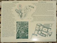 Le palais de Phaistos en Crète. Plan de la cour supérieure. Cliquer pour agrandir l'image.