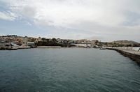 La ville de Pérama en Crète. Le port de Panormos. Cliquer pour agrandir l'image.