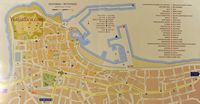 La ville de Réthymnon en Crète. Plan de la ville. Cliquer pour agrandir l'image.