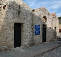 De middeleeuwse stad Rhodos - Kerk Sint-Katelijne in Rhodos. Klikken om het beeld te vergroten.