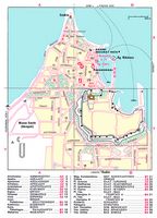 Tourist map of the city of Rhodes. Click to enlarge the image.