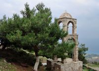 O mosteiro São João Thymianos perto de Kéfalos sobre a ilha de Kos (autor giorgos-nes-7). Clicar para ampliar a imagem em Flickr (novo guia).
