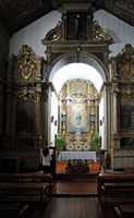 Le monastère Sainte-Claire de Funchal à Madère. L'intérieur de l'église de Santa Clara. Cliquer pour agrandir l'image dans Adobe Stock (nouvel onglet).