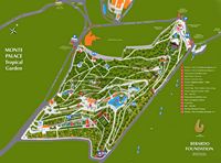 Le jardin tropical du Monte Palace à Madère. Plan. Cliquer pour agrandir l'image.