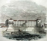 La forteresse Saint-Laurent de Funchal à Madère. La forteresse Saint-Laurent en 1847. Cliquer pour agrandir l'image.