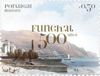 La ville de Funchal à Madère. 500 ans de funchal. Cliquer pour agrandir l'image.
