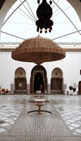 Le palais M'nebbi à Marrakech au Maroc. Patio. Cliquer pour agrandir l'image dans Adobe Stock (nouvel onglet).