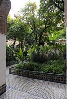 Le palais de la Bahia à Marrakech au Maroc. Petit riad. Cliquer pour agrandir l'image.