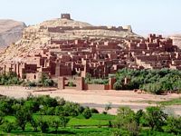 La ville d'Aït Ben Haddou au Maroc. Ksar. Cliquer pour agrandir l'image.