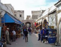 La ville d'Essaouira au Maroc. Médina. Cliquer pour agrandir l'image.