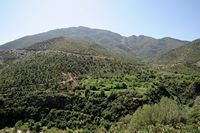 Valley of Ourika towards Agsarane. Click to enlarge the image.