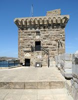 Le château Saint-Pierre à Bodrum en Anatolie. La tour française. Cliquer pour agrandir l'image dans Adobe Stock (nouvel onglet).