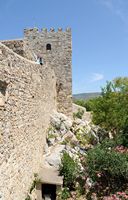 Le château Saint-Pierre à Bodrum en Anatolie. La tour française. Cliquer pour agrandir l'image dans Adobe Stock (nouvel onglet).
