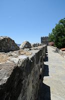 Le château Saint-Pierre à Bodrum en Anatolie. Le rempart de l'est. Cliquer pour agrandir l'image dans Adobe Stock (nouvel onglet).