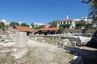 Le mausolée du roi Mausole à Halicarnasse (Bodrum) en Anatolie. Ruines du mausolée. Cliquer pour agrandir l'image dans Adobe Stock (nouvel onglet).