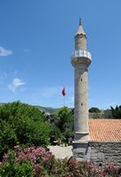 Le musée d'archéologie sous-marine de Bodrum en Anatolie. Le minaret de la chapelle. Cliquer pour agrandir l'image dans Adobe Stock (nouvel onglet).