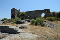 Le site archéologique d'Héraclée en Anatolie. Le château byzantin. Cliquer pour agrandir l'image.