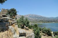 Le site archéologique d'Héraclée en Anatolie. La nécropole carienne. Cliquer pour agrandir l'image.