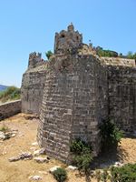 Le château Saint-Pierre à Bodrum en Anatolie. Le bastion Gatineau (auteur Sailko). Cliquer pour agrandir l'image.