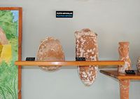 Le musée d'archéologie sous-marine de Bodrum en Anatolie. Amphores phyllistines. Cliquer pour agrandir l'image.
