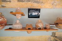 Le musée d'archéologie sous-marine de Bodrum en Anatolie. Amphores byzantines. Cliquer pour agrandir l'image.